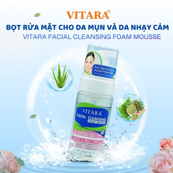 Bọt rửa mặt Vitara