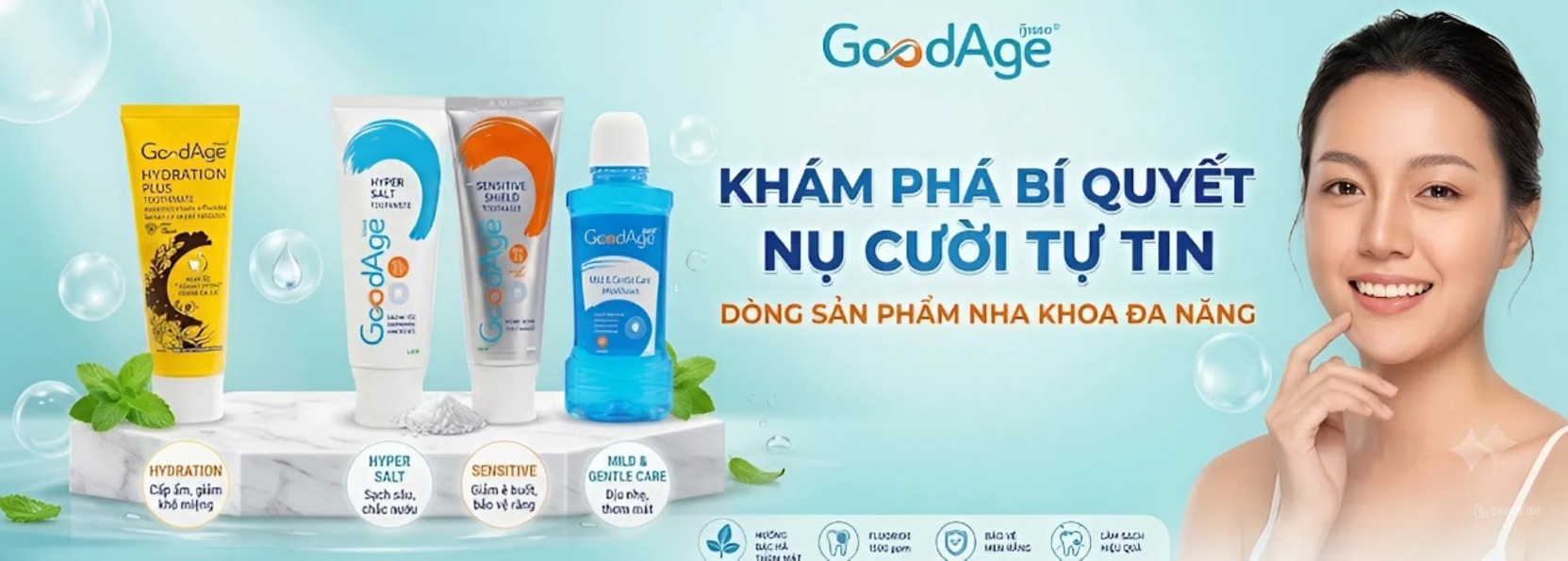 GoodAge - Dòng sản phẩm nha khoa đa năng