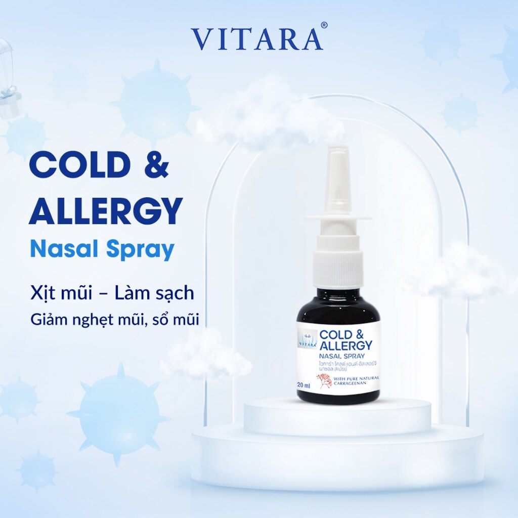 Xịt mũi Vitara Cold & Allergy Nasal Spray 20ml