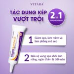 Kem mờ sẹo Vitara Silicone Scar Plus SPF15 9g