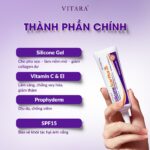 Kem mờ sẹo Vitara Silicone Scar Plus SPF15 9g